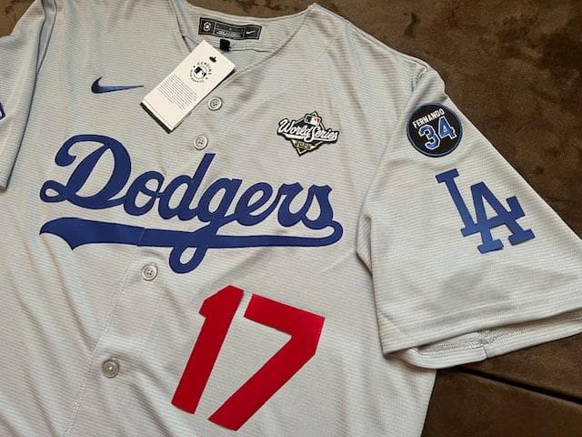 大谷翔平WS2025優勝ロードWS記念パッチ付LimitedジャージUS限定品