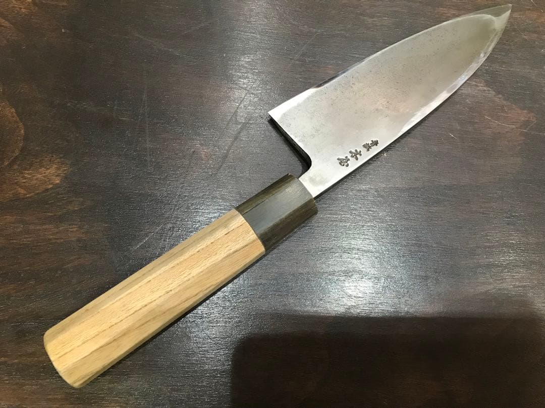 出刃包丁 青紙　刃渡約155mm 木屋團十郎