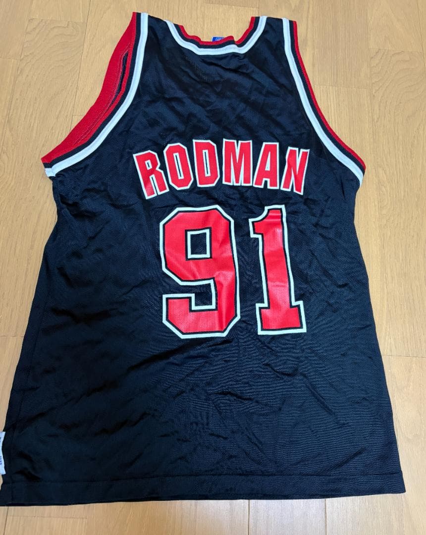 NBA シカゴブルズ RODMAN 91 Champion タンクトップ 44