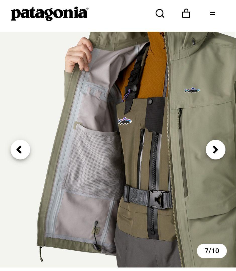 Patagonia スウィフトカレント・ウェーディング・ジャケット Sサイズ