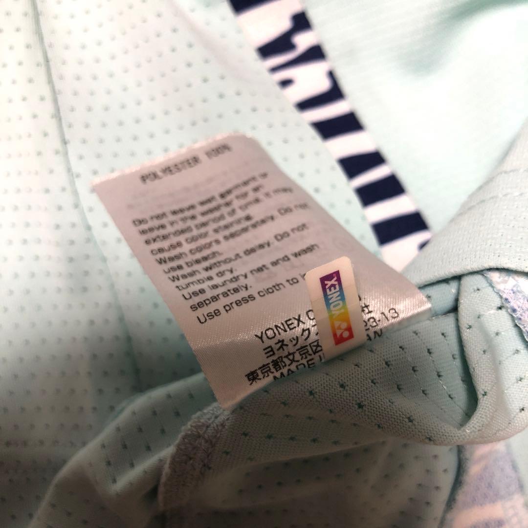 YONEX バドミントンシャツ スカイブルー　　日本代表　ウィメンズシャツ