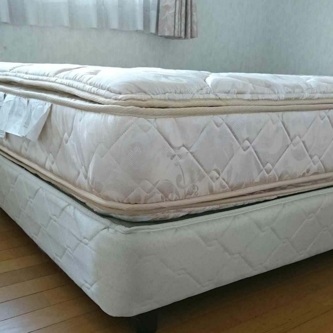 大塚家具で購入したキングスダウン製のセミダブルベッド②