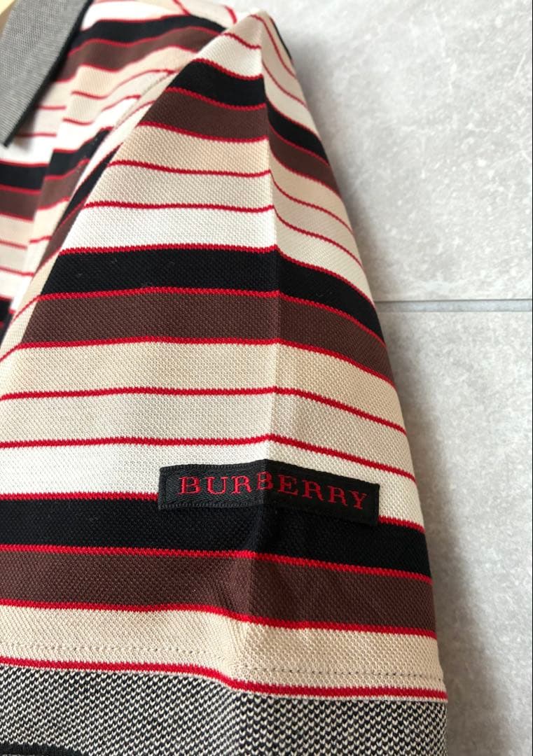 美品 BURBERRY GOLF バーバリーゴルフ ポロシャツ M