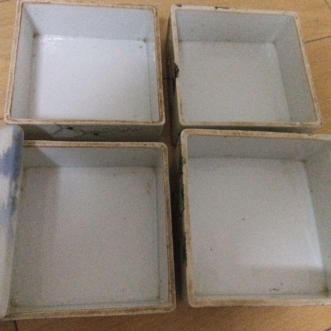 重箱 鶴 　金彩　松　富士　陶磁器　 重箱　段重 吉祥 縁起 ビンテージ明治時代