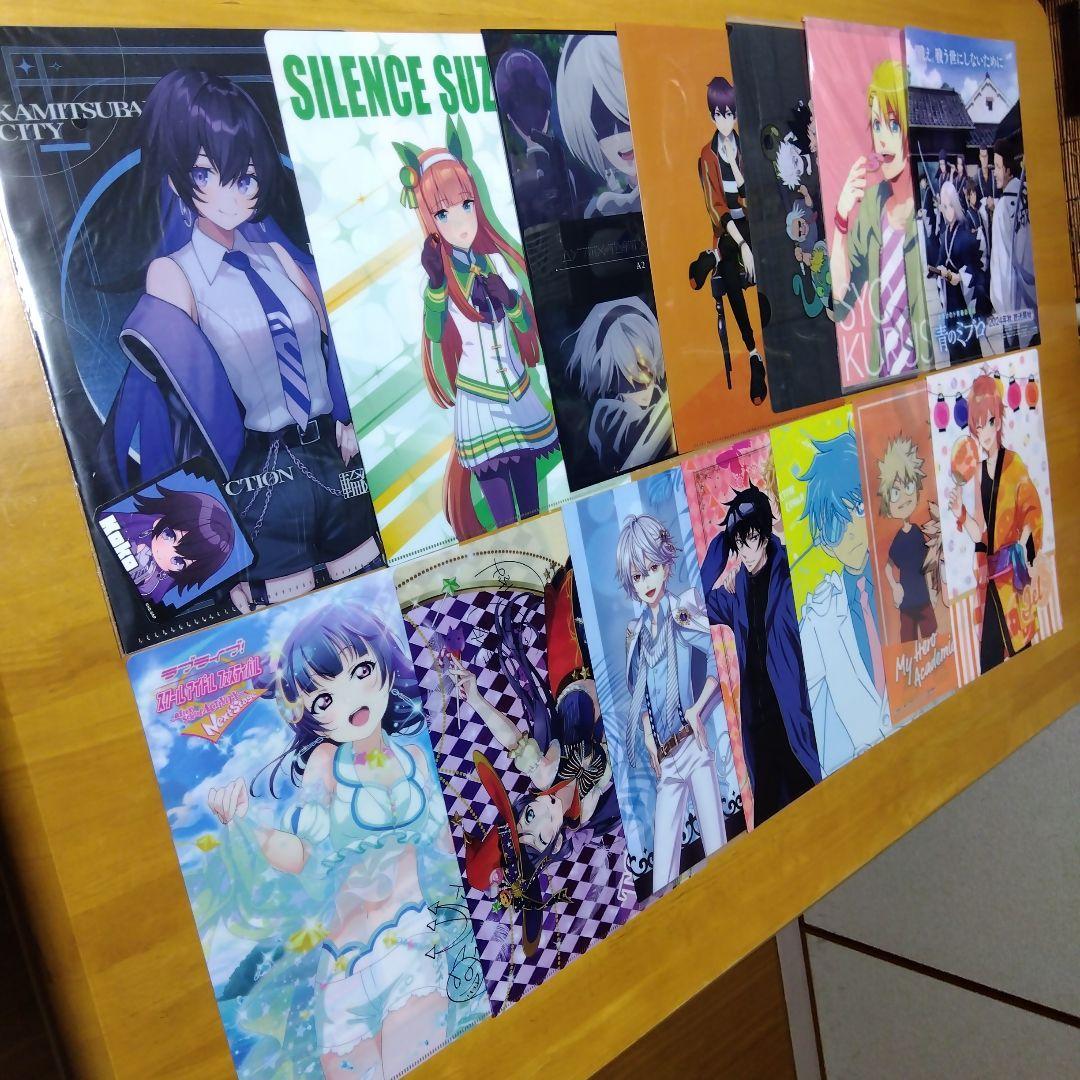 アニメ ノンジャンル 美少女系など　Ａ−４クリアファイル まとめ売り大量２５０枚