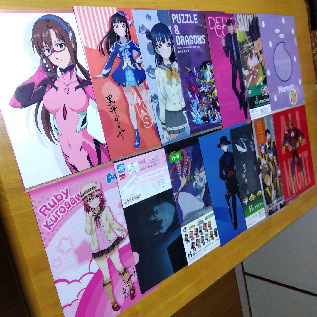 アニメ ノンジャンル 美少女系など　Ａ−４クリアファイル まとめ売り大量２５０枚