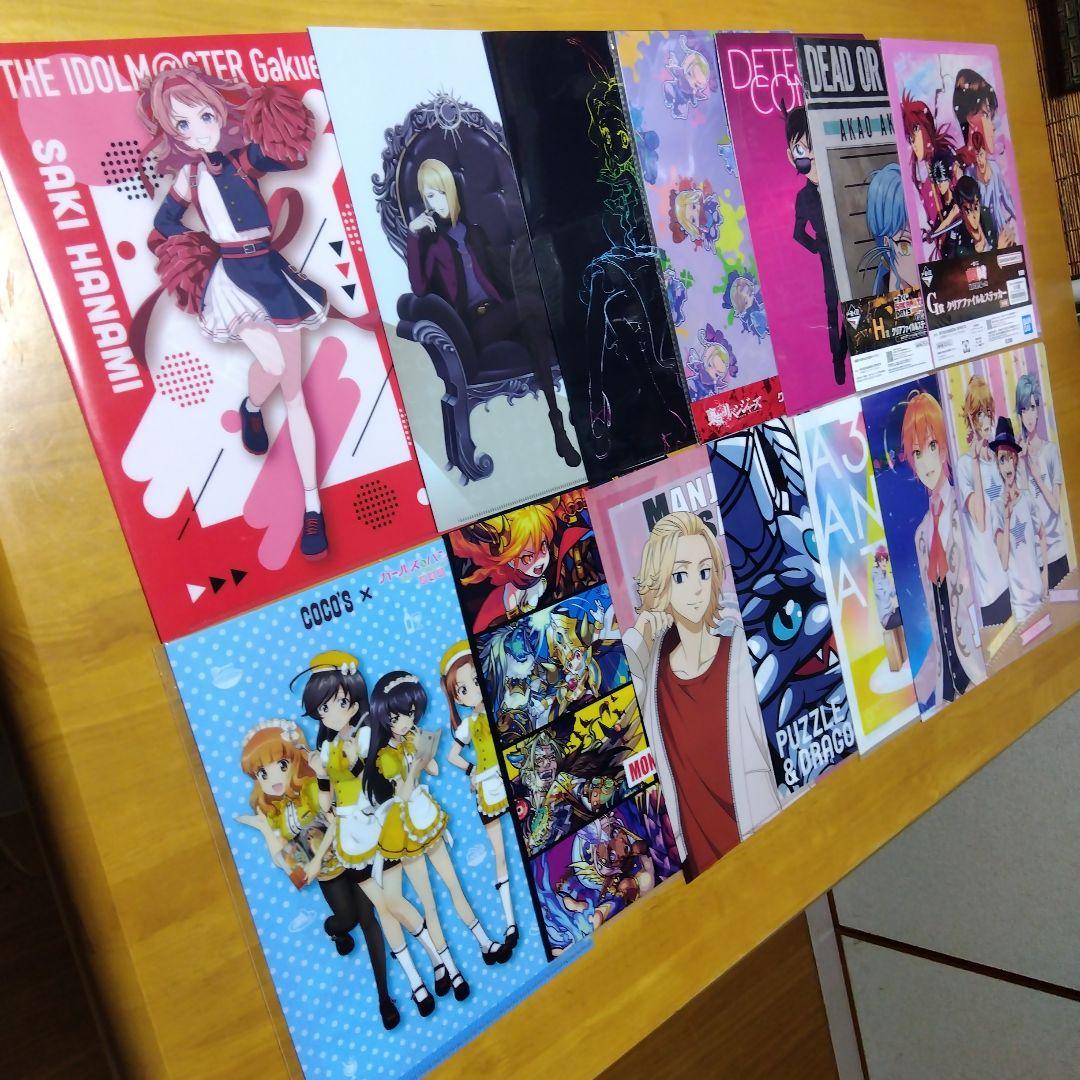 アニメ ノンジャンル 美少女系など　Ａ−４クリアファイル まとめ売り大量２５０枚