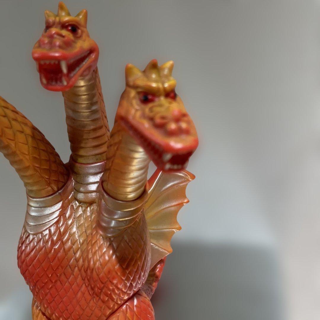 怪獣ソフビ　キングギドラ　マルサン電撃怪獣大作戦 ソフビ