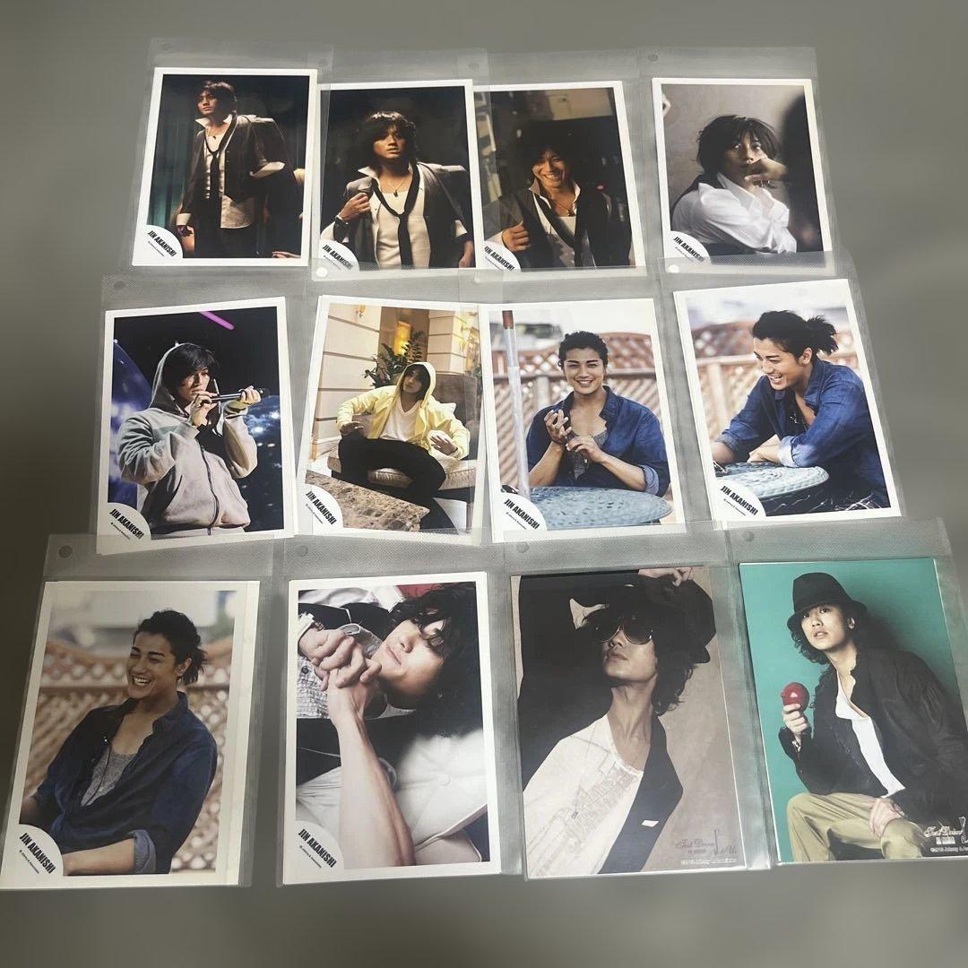赤西 公式写真 100枚セット＋写真ホルダー