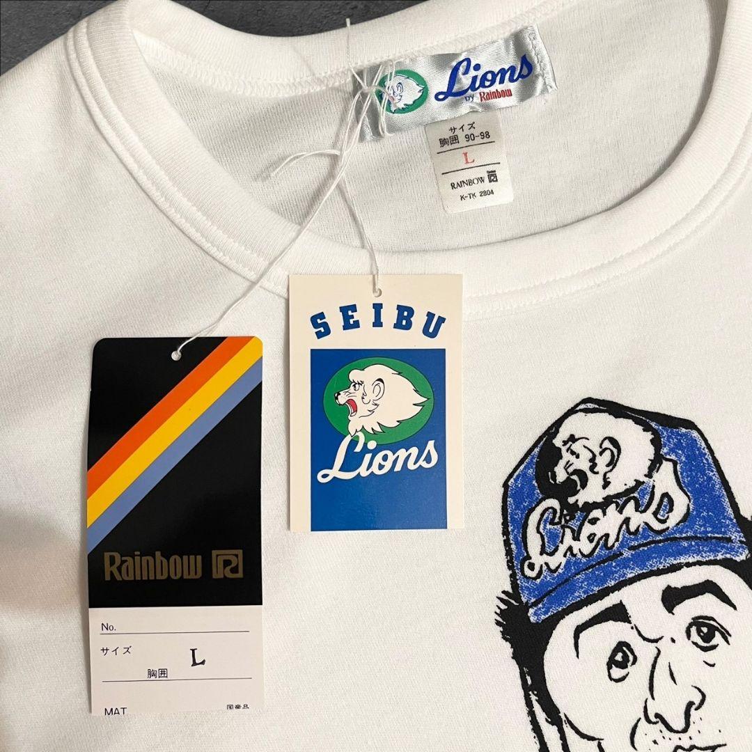 ◎注目度抜群/40年以上保管品◎★西武ライオンズ　土井正博★半袖　Tシャツ★M★