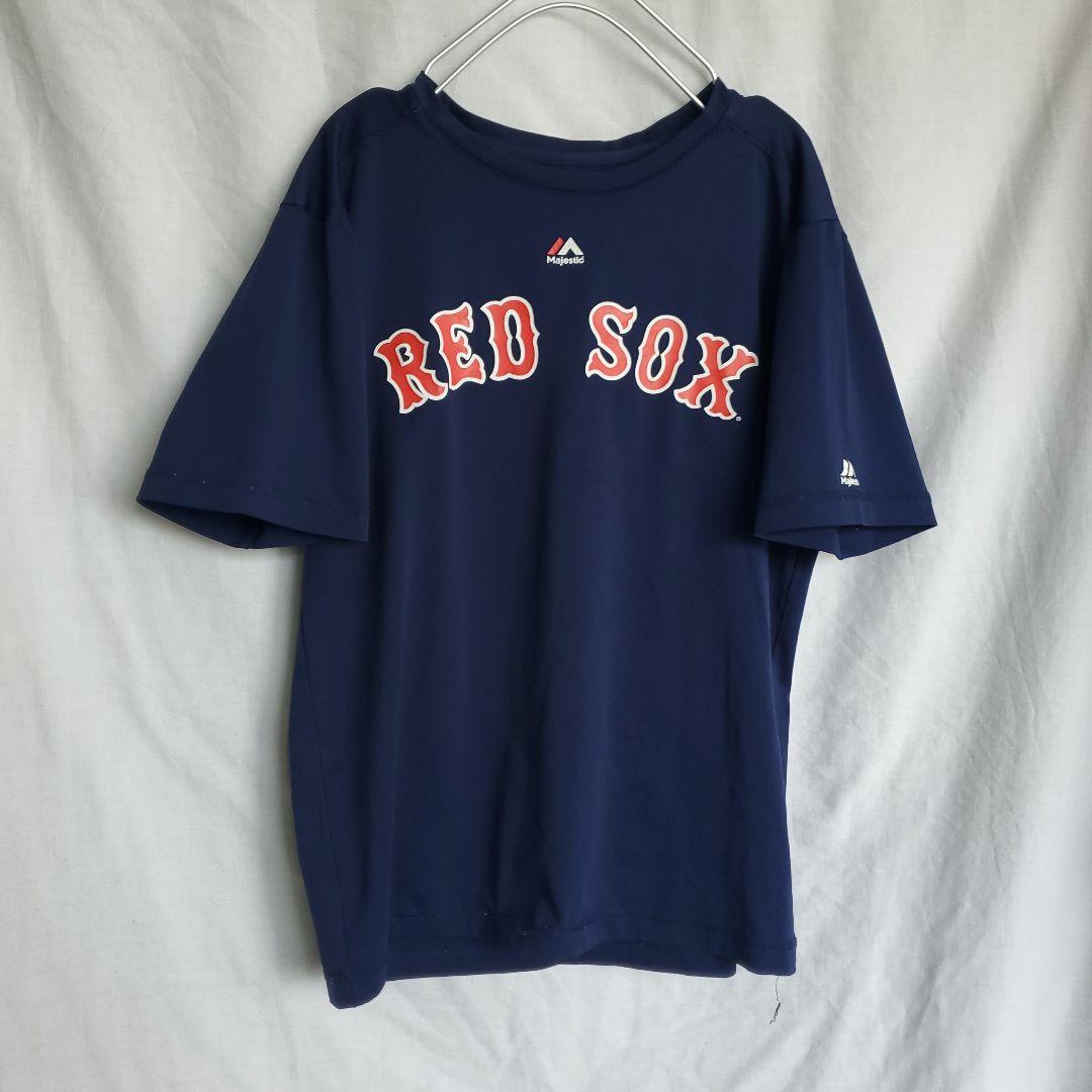 Majestic MLB レッドソックス ベッツ 半袖 Tシャツ 野球