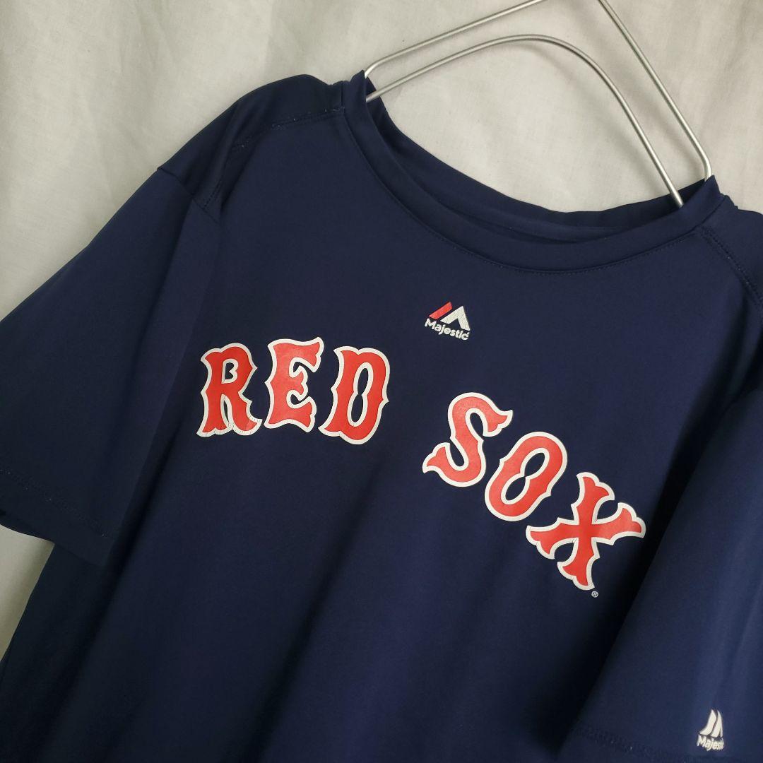 Majestic MLB レッドソックス ベッツ 半袖 Tシャツ 野球