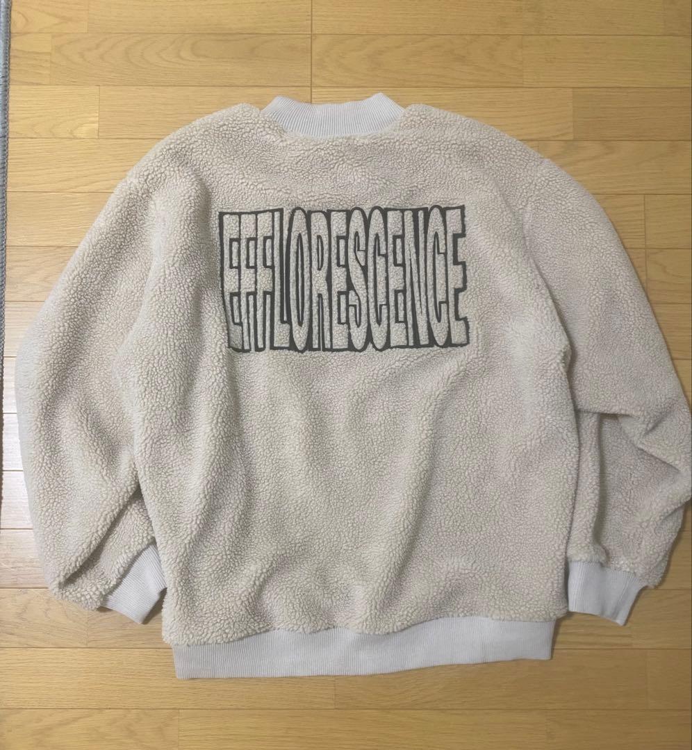 EFFLORESCENCE エフロレッセンス　ボアモックネック ベージュ　XXL