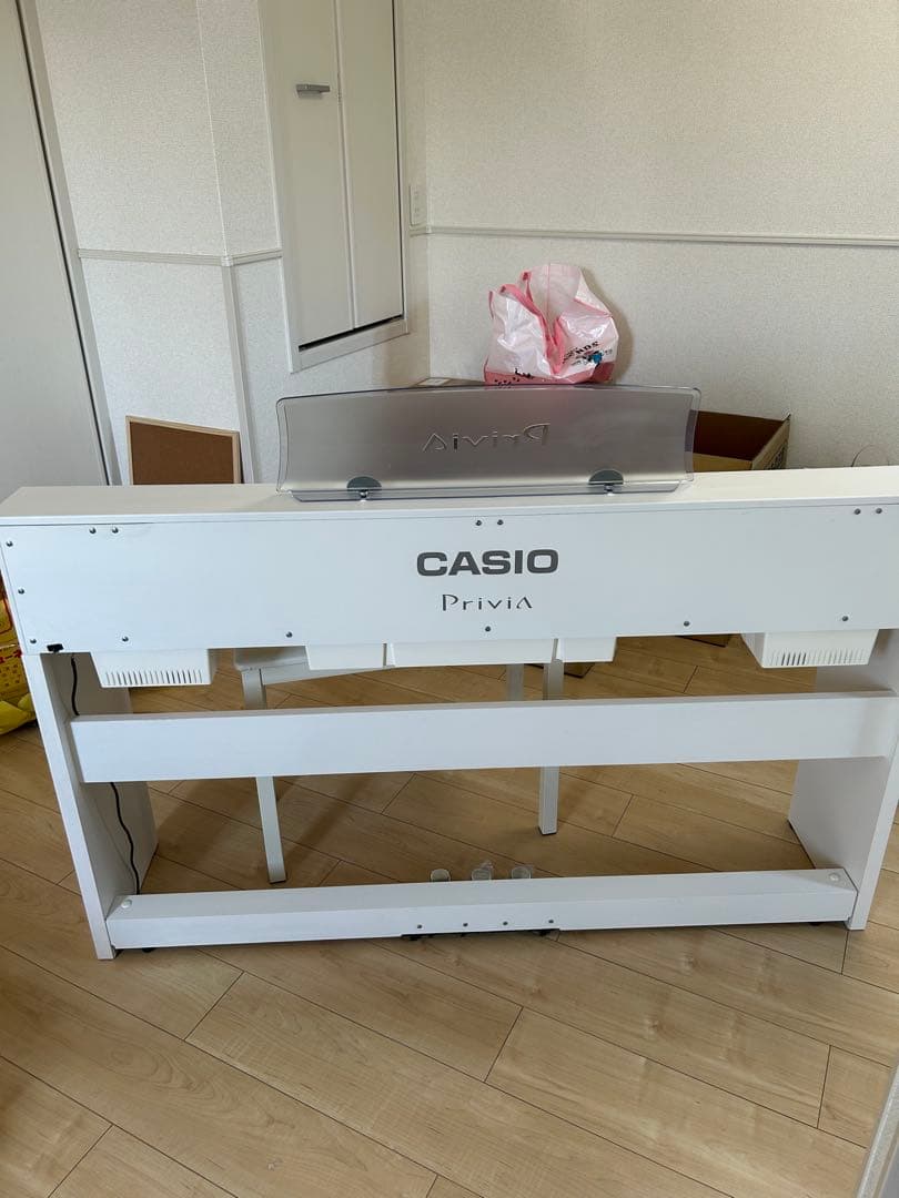 CASIO Privia ホワイト電子ピアノ 椅子付き　PX-760