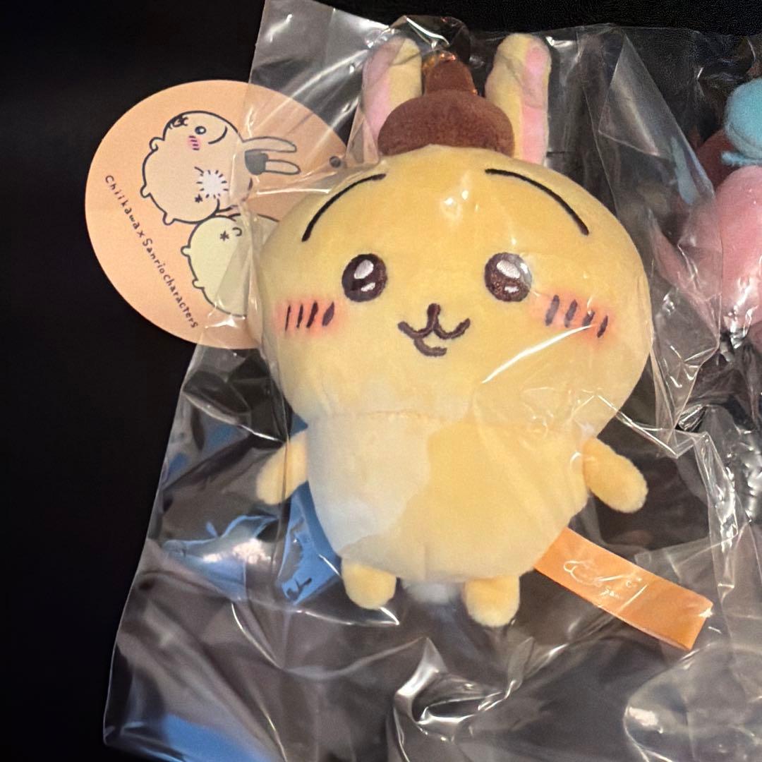 ちいかわ　サンリオ　ぷちミニマスコット 5点セット　ハチワレ　うさぎ　新品タグ付