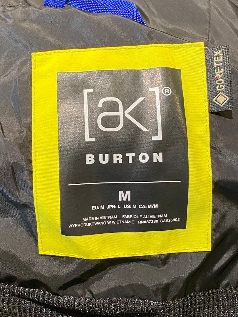 【美品】上下セット　バートン【ak】 スノーボードウェア　2L GORE-TEX