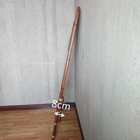 ラタン製スタンドミラー 高さ142cm【匿名配送】