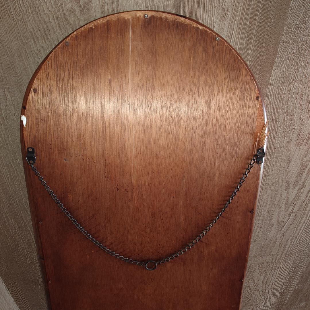 ラタン製スタンドミラー 高さ142cm【匿名配送】