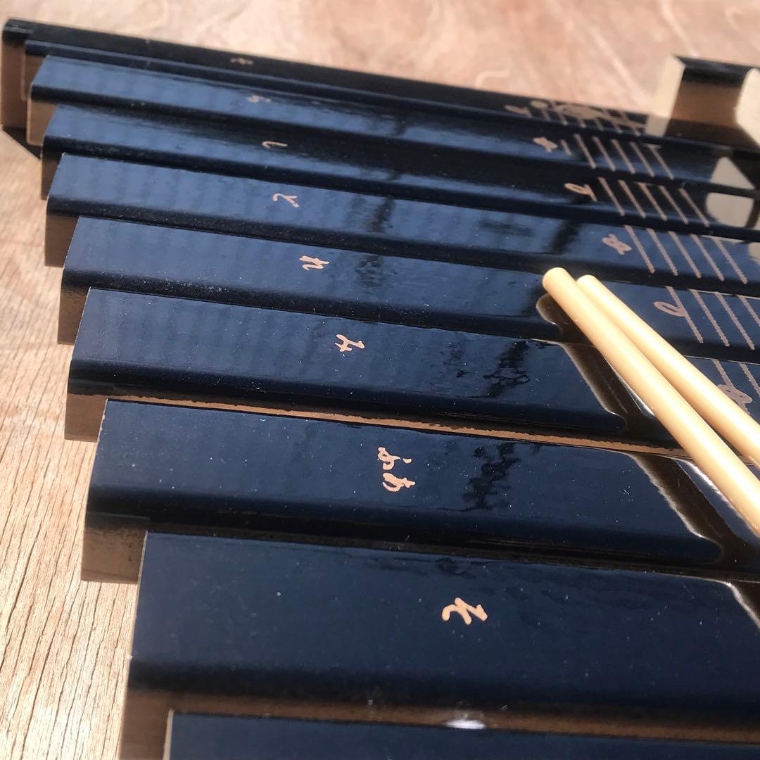 【極美品】ヤマハ 卓上木琴 No.185｜30音/半音/マレット/外箱付き