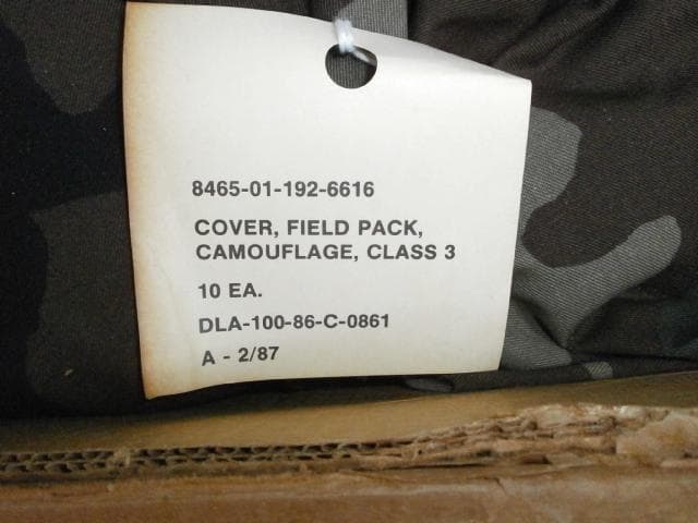 1箱限定　米軍　LC-1 　アリスパックカバー　ウッドランド　30枚