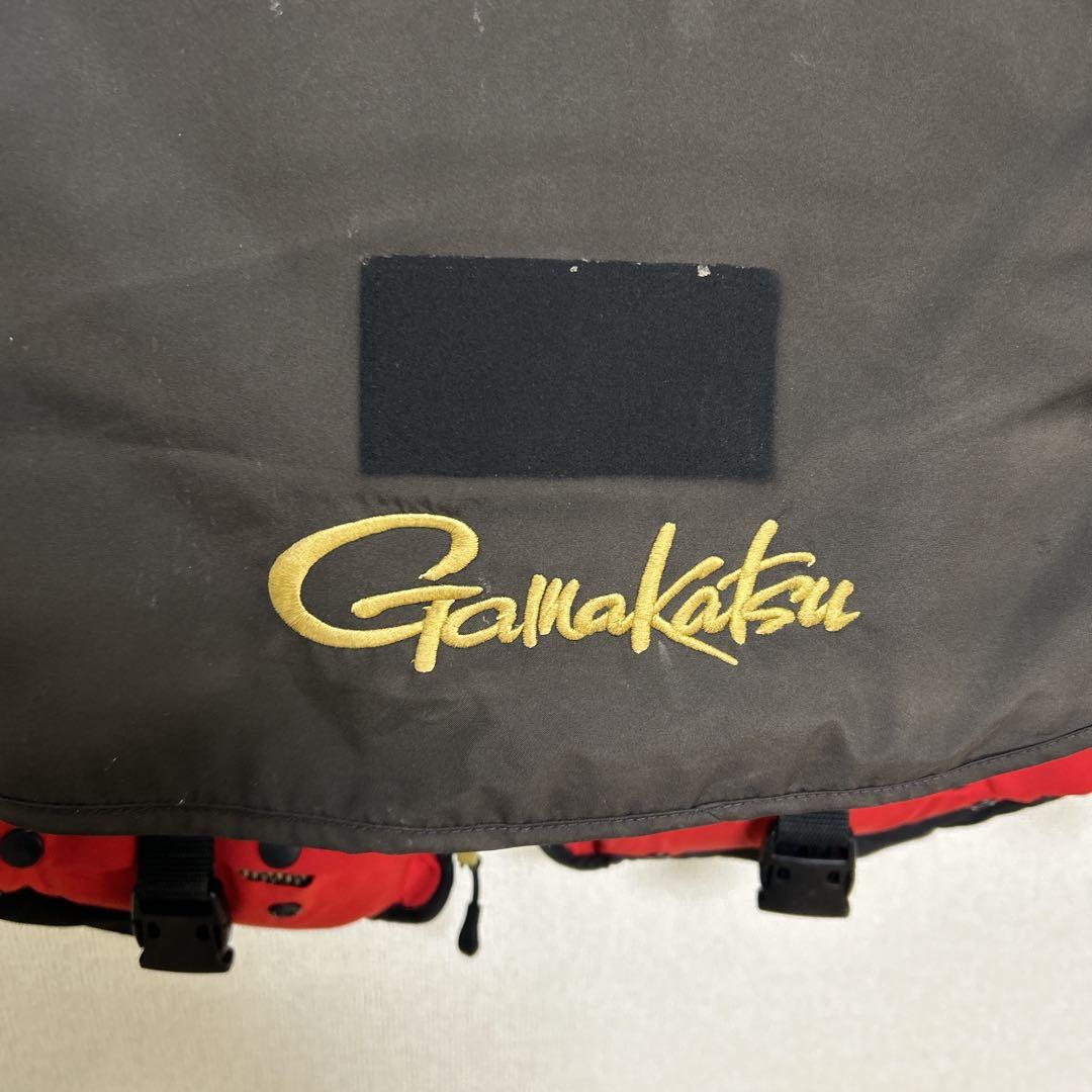 がまかつウィンドストッパー フローティングベスト GM-2192 レッドブラック