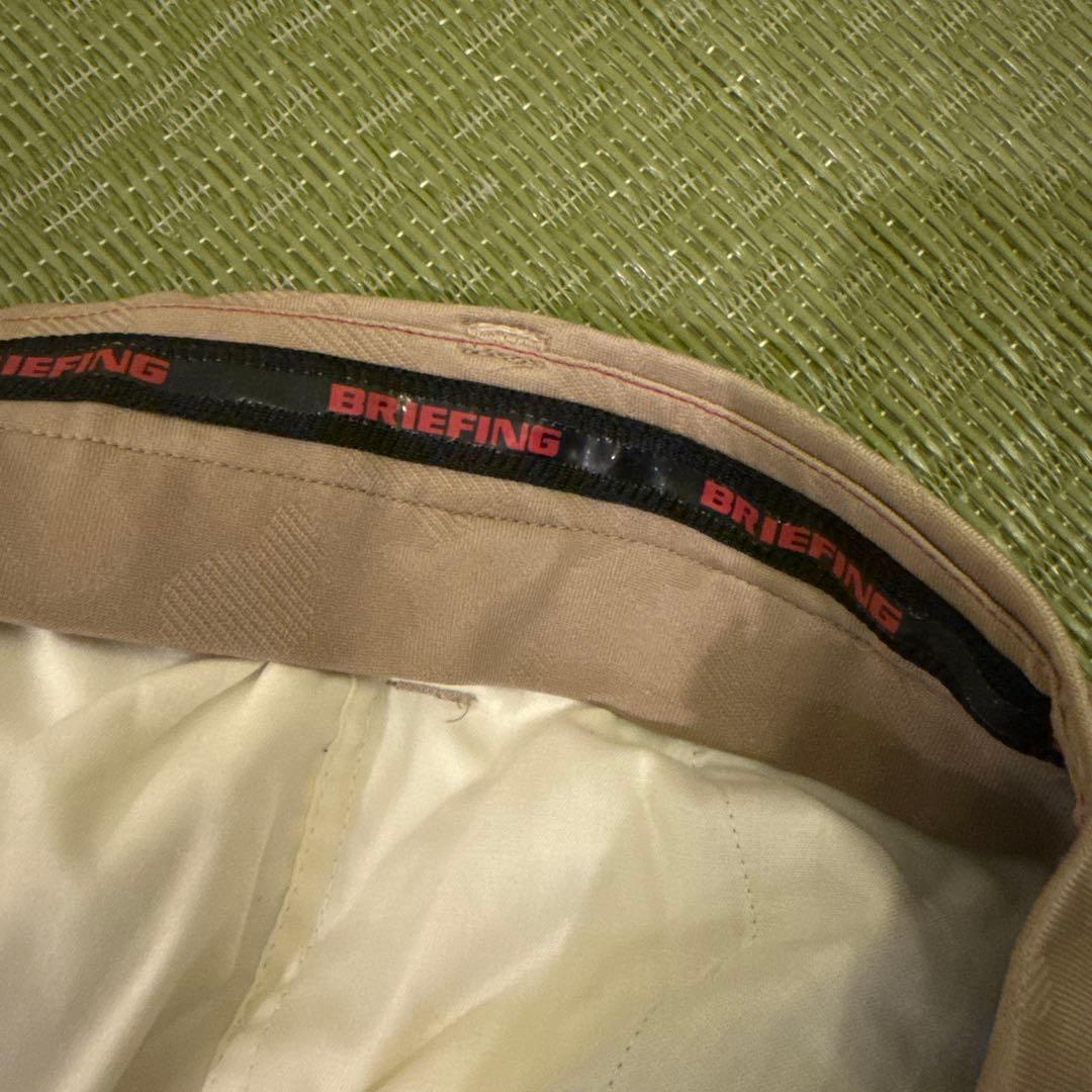 BRIEFING サイズM ゴルフ　ブリーフィング　パンツ　ズボン　ベージュ