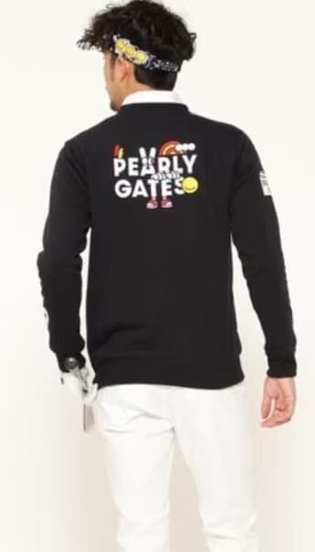 新品 正規品 パーリーゲイツ どうしちゃったPGスウェット 紺 サイズ4 M