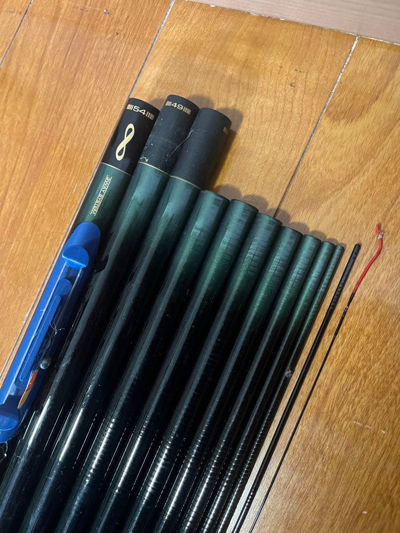 中古 nissin 抜無双 3way 調硬 540 宇崎日新 渓流竿