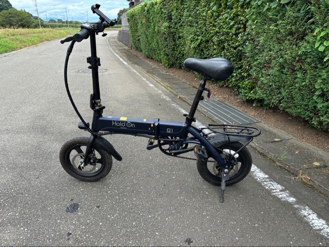 折りたたみ電動アシスト自転車　holdon Q1 14インチ