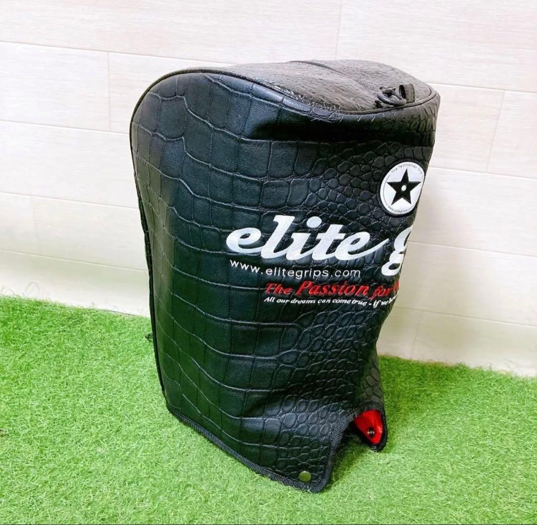 値下★美品限定品★お洒落カッコいいelite grips キャディバッグ10.5