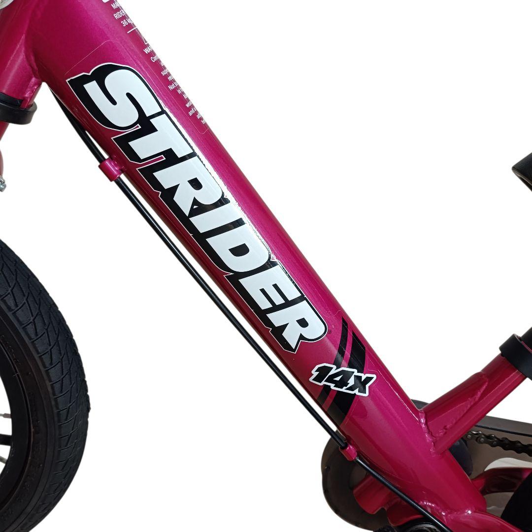極美品✨ストライダー STRIDER 14X フューシャピンク バランスバイク