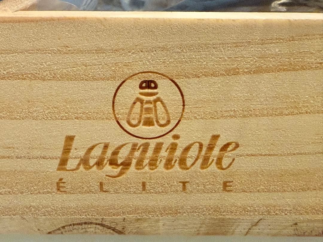 Laguiole Eliteカトラリーセット　24本入りシルバー　刻印入り