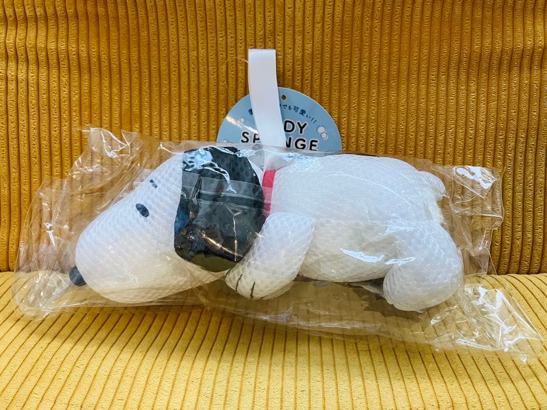 【新品未使用】スヌーピー バス タオル スポンジ ぬいぐるみ