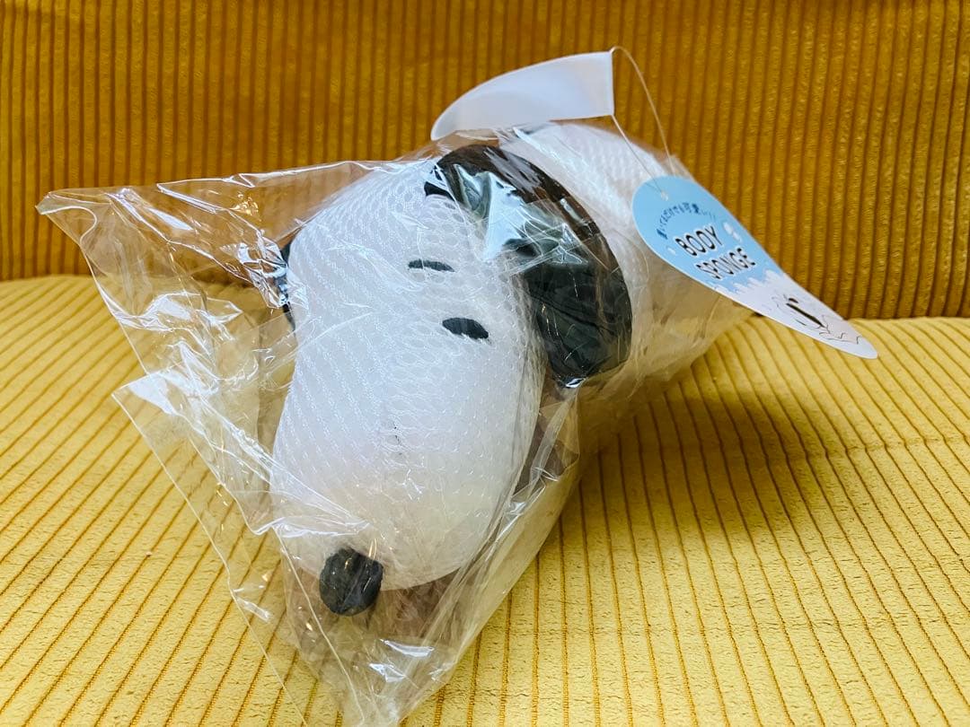 【新品未使用】スヌーピー バス タオル スポンジ ぬいぐるみ