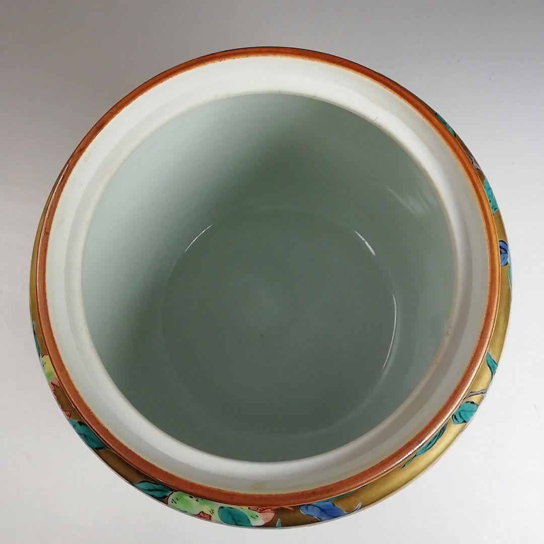 Ｗ３５０　皆具　『祥瑞金襴手　皆具』『平安　玉堂窯 造』　共箱　茶道具