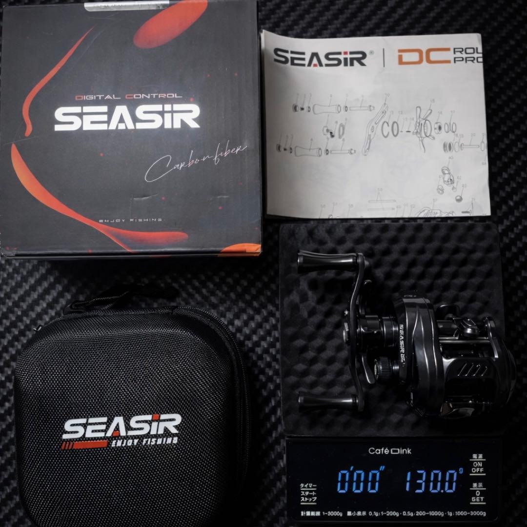 DCブレーキ搭載SEASIR DC ROUND PRO 左　ベイトフィネス