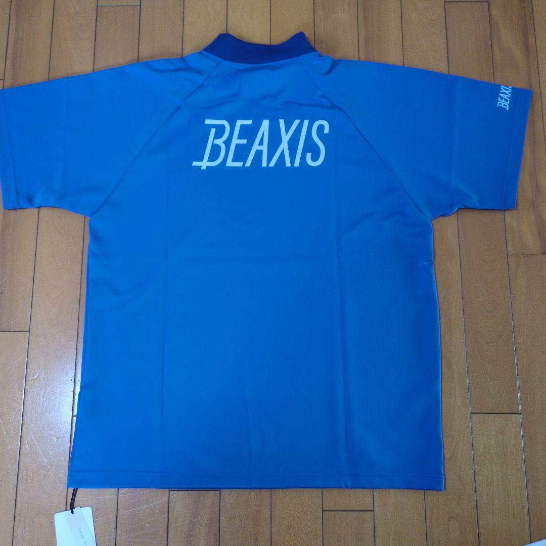 BEAXIS サックスブルー LLサイズ ラウンドネックTシャツ