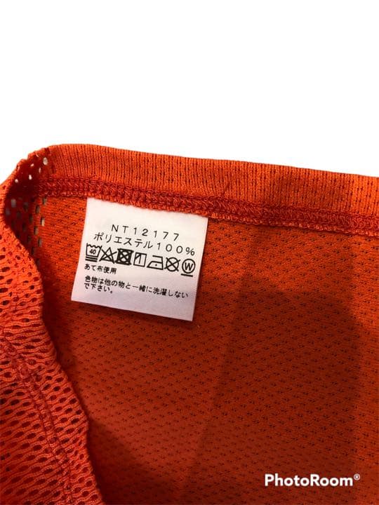 ノースフェイス Tシャツ　Mサイズ　　オレンジ　新品、タグ付き