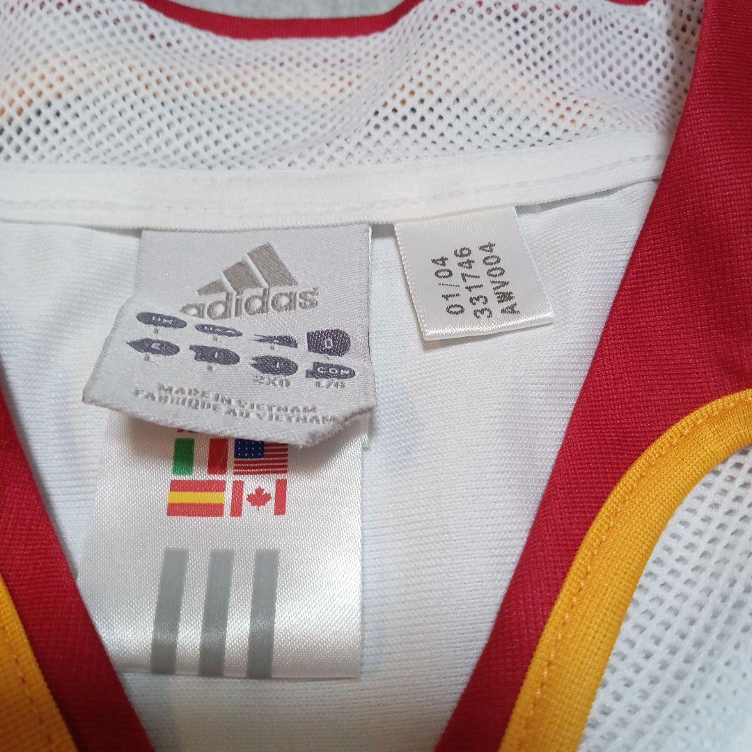 2004年 adidas スペイン代表 販売 ユニフォーム トップス カットソー
