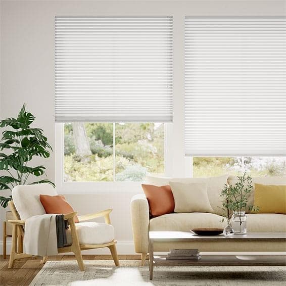採光ダブルサーマルハニカム　アークティックホワイト シェード