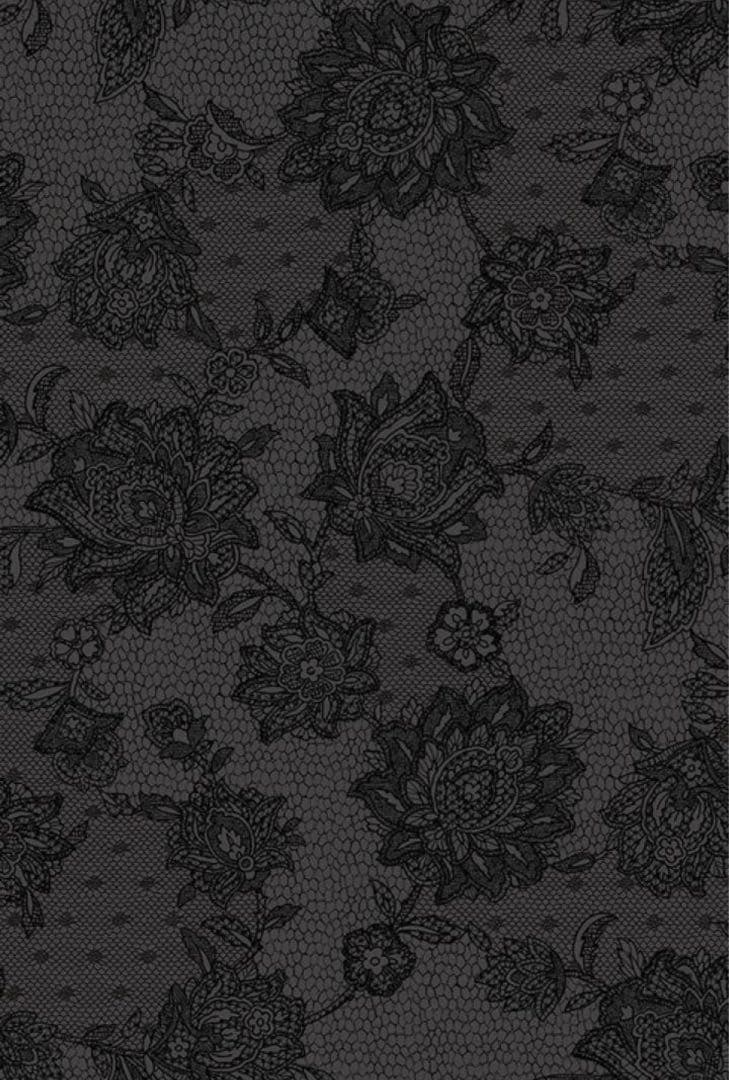 Stina レオタード　Pサイズ ブラックレオタード スリムフィット 花柄