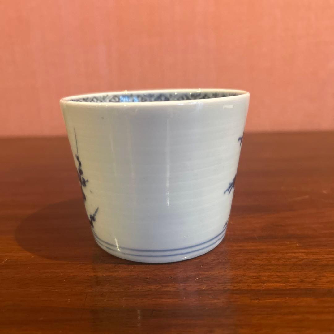 はちまんたろう　古伊万里 染め付け　蕎麦猪口　江戸後期　5客セット