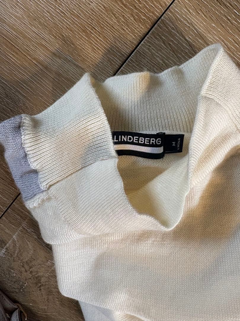 JLINDBERGロゴ入り長袖ゴルフウェア【M】