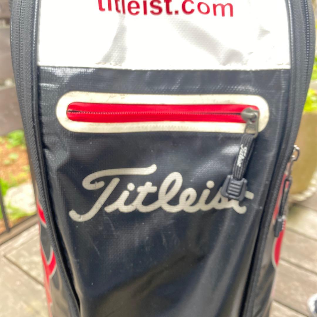 期間限定　大幅お値下げ！Titleist スタンド式キャディバッグ 黒/白/赤