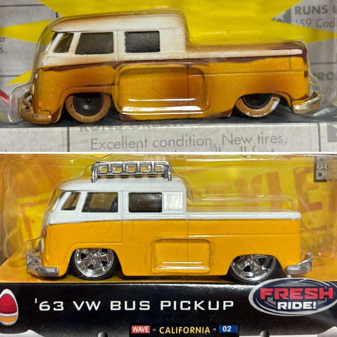 2台セット 63 フォルクスワーゲン バス ピックアップ forsale DUB