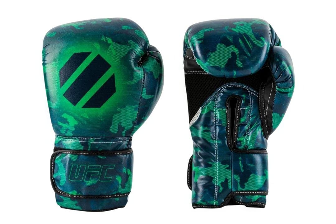 【洗濯機OK】汗のニオイとお別れ！UFC公式 洗えるバッググローブ 迷彩柄