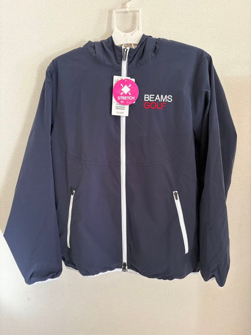 beams golf 撥水ストレッチ フルジップフーディー