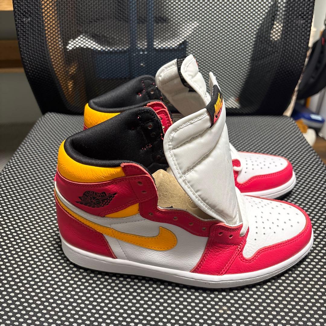 Nike エアジョーダン バスケットシューズ レッド/ホワイト/イエロー