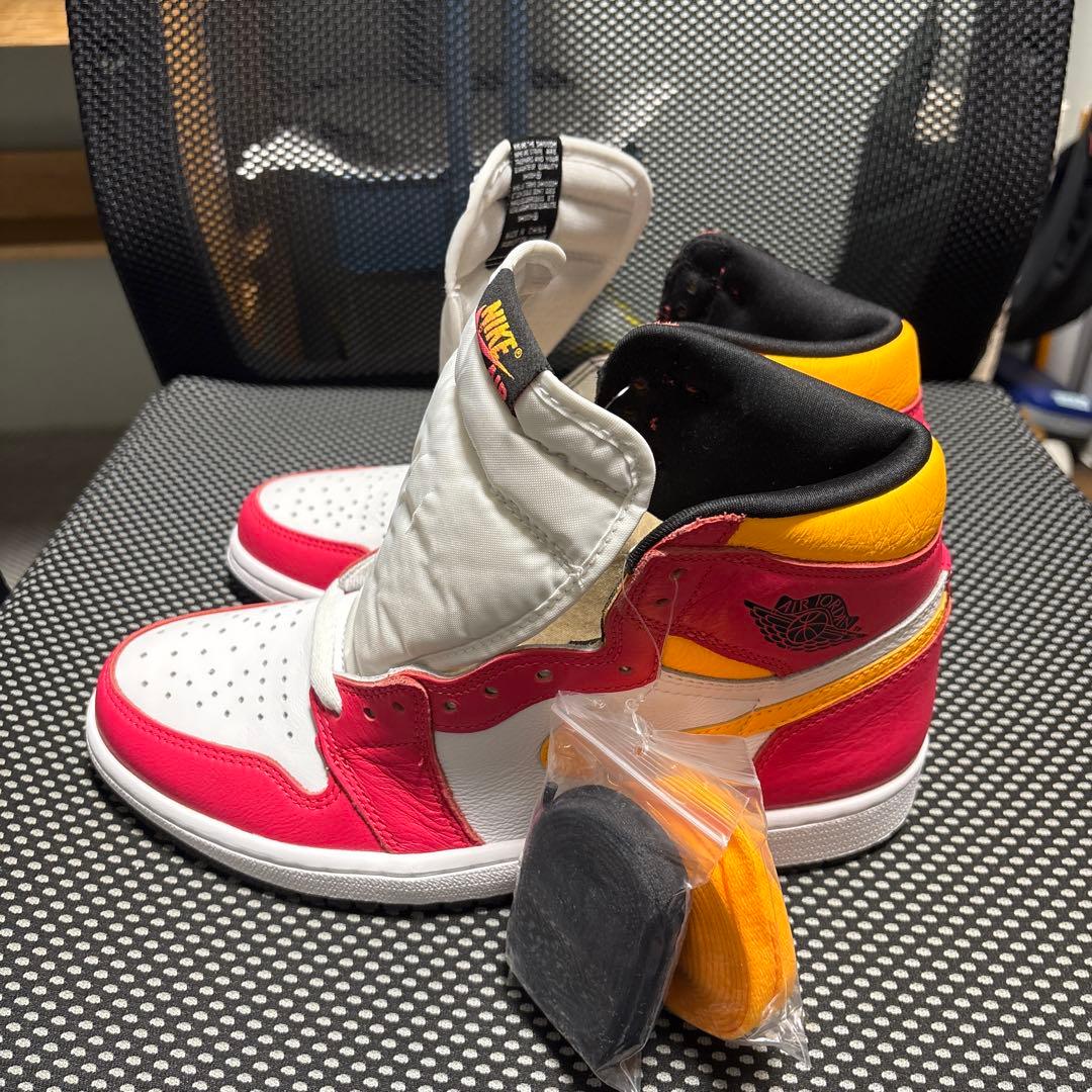 Nike エアジョーダン バスケットシューズ レッド/ホワイト/イエロー