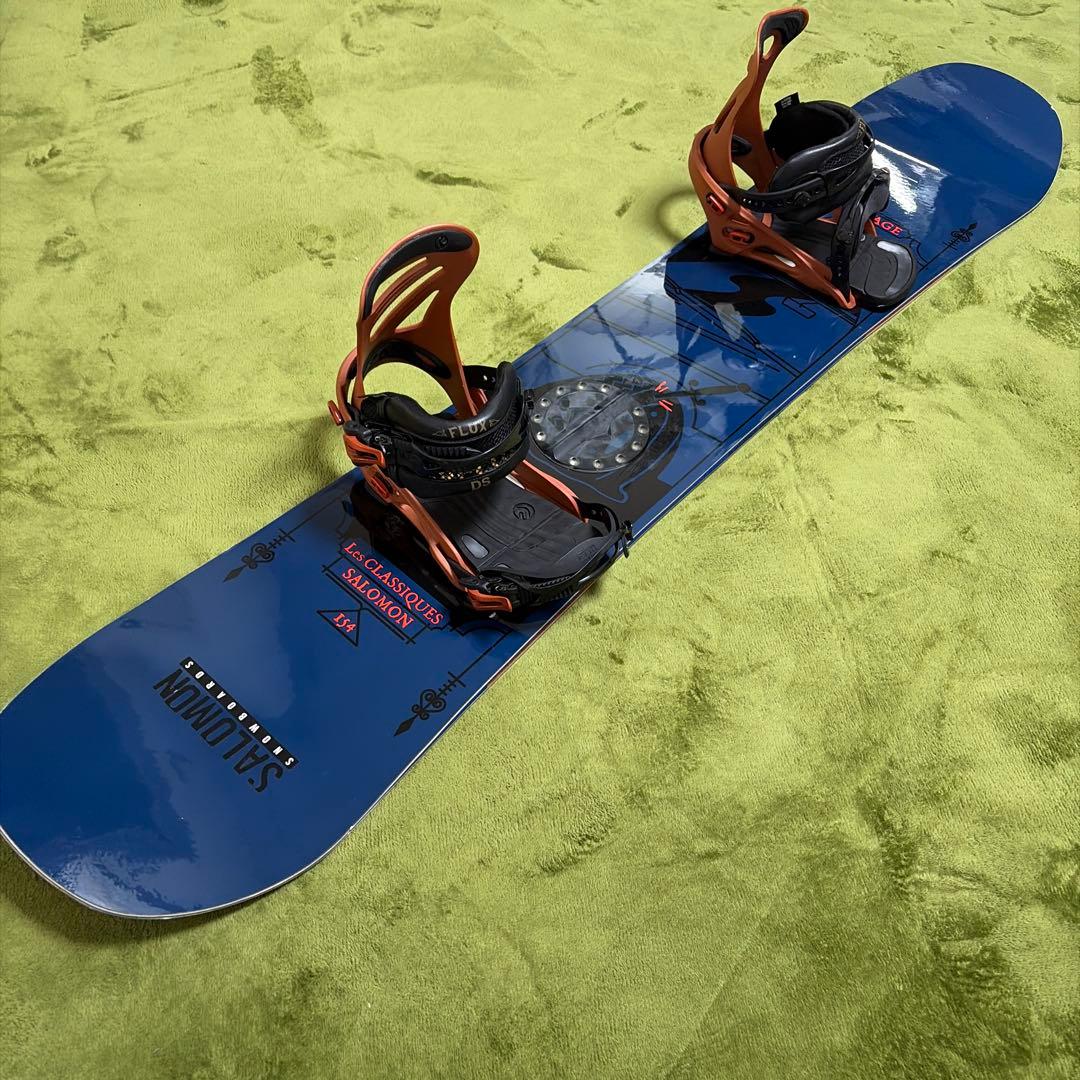 【美品】SALOMON SABOTAGE 154 FLUX DS Mスノーボード